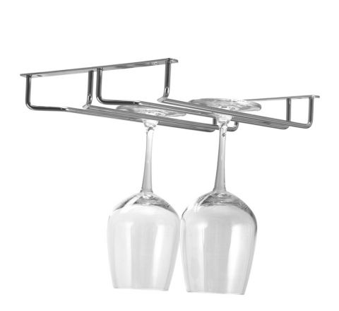 Avanti 28cm Double Glass Stemware Rack (Chrome Plated - 6mm Wire) - SKU 16705