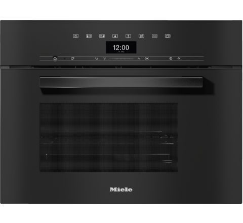 Miele DG 7440 VitroLine Obsidian Black Built-in steam oven - SKU 11135410