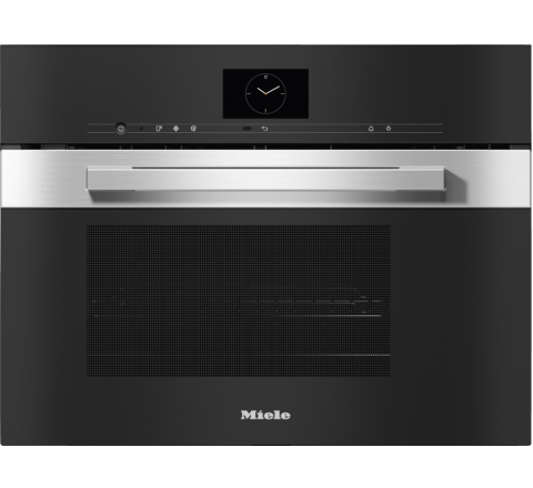 Miele DGM 7640 PureLine CleanSteel Steam oven with microwave - SKU 11135560