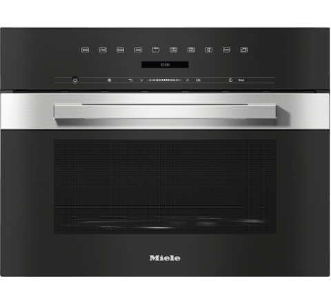 Miele M 7244 TC PureLine CleanSteel Built-in Microwave oven - SKU 11134160