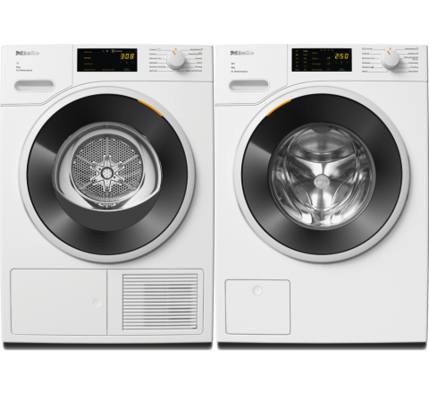 Miele WWD 164 + TWD 364 WP 9KG Washing Machine & Tumble Dryer Set - SKU 11112002