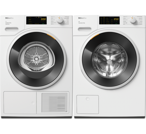 Miele WWD 320 + TWD 660 WP 8KG Washing Machine & Tumble Dryer Set - SKU 11112003