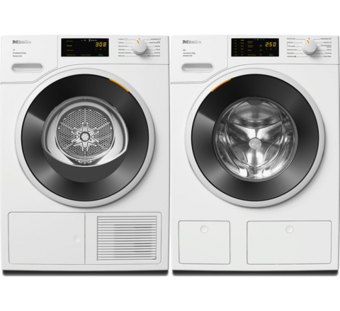 Miele WWD 660 + TWD 660 WP 8KG Washing Machine & Tumble Dryer Set - SKU 11112004