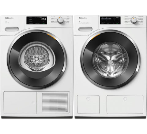Miele WWH 860 + TWF 720 WP 8KG Washing Machine & Tumble Dryer Set - SKU 11112005