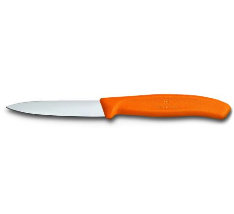 Victrinox Plain Paring Knife Orange - SKU 67606OR