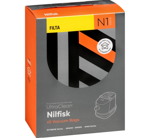 Nilfisk Ultraclean N1 Dust Bags - 5 Pack