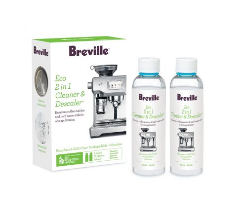 Breville Eco 2 in 1 Cleaner & Descaler™ - SKU BES014CLR