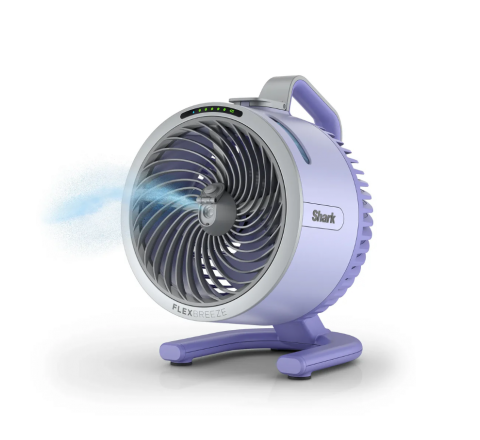 Shark FlexBreeze HydroGo Misting Portable Fan (Lilac) - SKU FA052QLVANZ