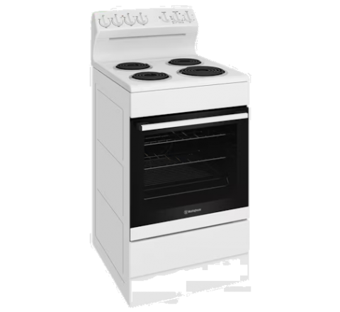 Westinghouse 54cm Electric Freestanding Cooker, White - SKU WLE524WC