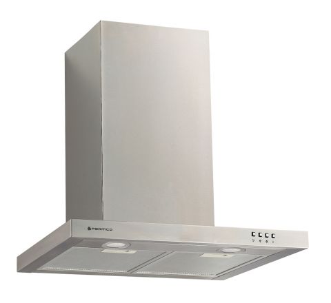 Parmco 600mm Canopy, Slim Box, Stainless Steel, LED - SKU T412LOW6L