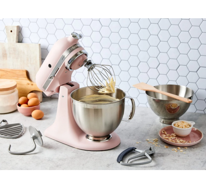 KitchenAid 4.8L Artisan Stand Mixer - Feathered Pink I Shop Local