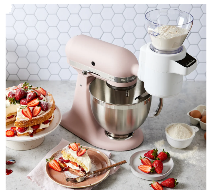 KitchenAid 4.8L Artisan Stand Mixer - Feathered Pink I Shop Local