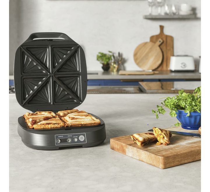 Breville the Power Toastie 4 Slice Toastie Maker SKU LTS425GRY I Shop Local Home Appliances Beds